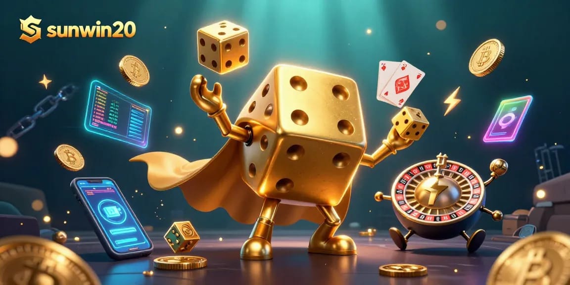 Experience thrilling dice games with sunwin20 featuring golden dice golems and crypto elements!