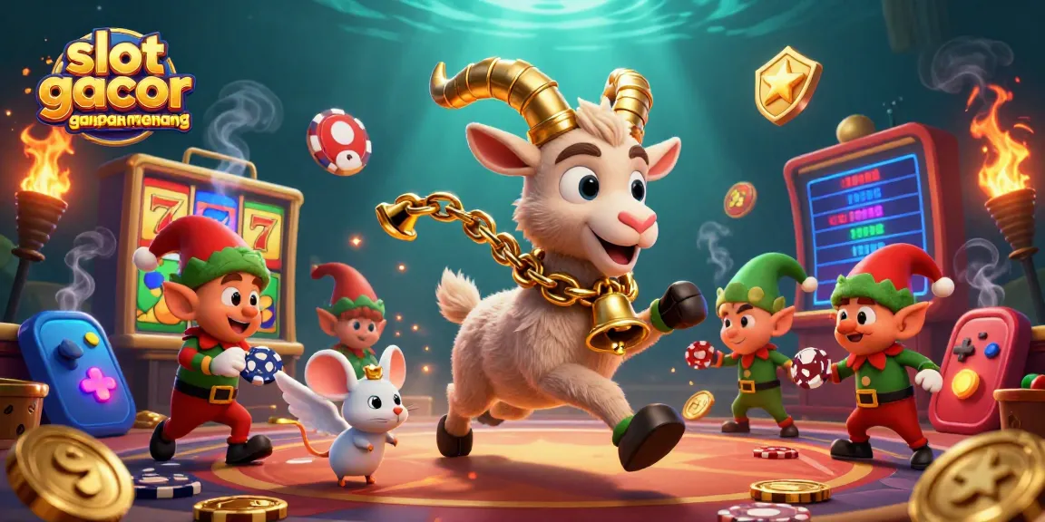 Win big with slot gacor gampang menang in a vibrant, chaotic casino scene.