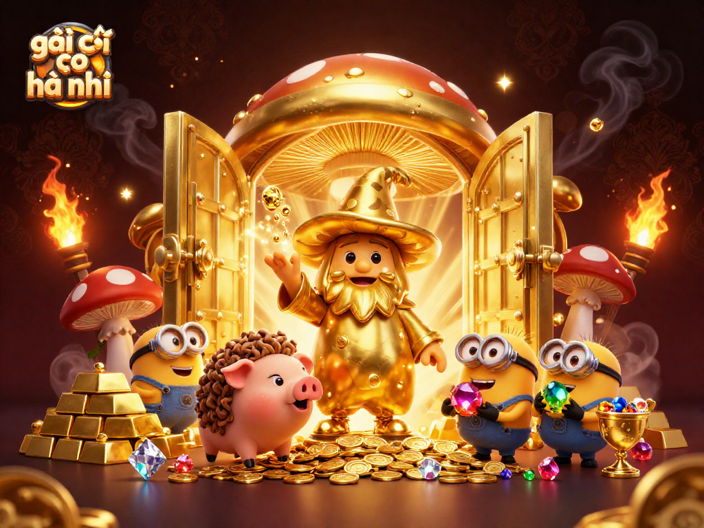 Spin the reels of gái gọi hà nội with glamorous treasures and enchanting characters in a vibrant casino scene.