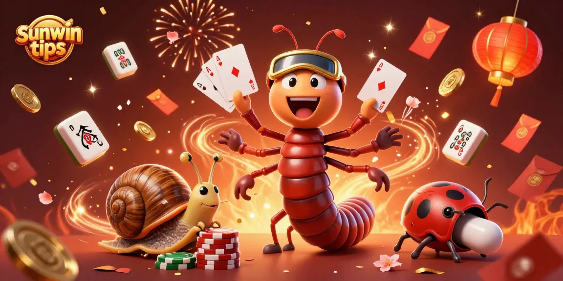 Discover strategic gaming tips with sunwin tips in this lively casino illustration.