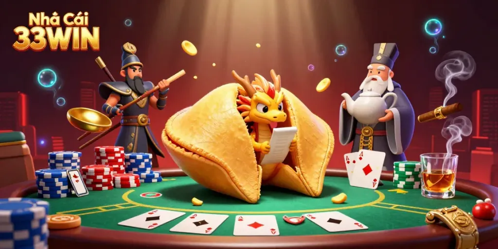 Win big at Nhà Cái 33WIN with a vibrant casino adventure scene showcasing dynamic betting elements.