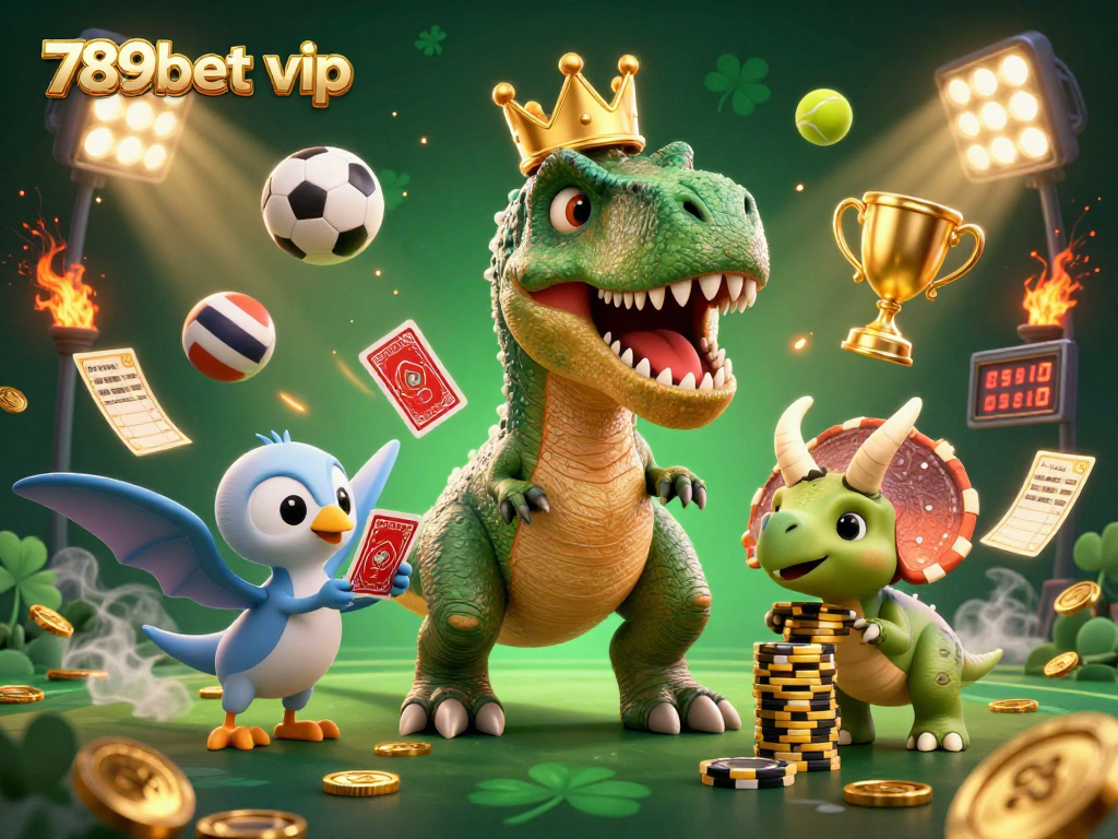 Engage in 789bet vip strategies with T-Rex card shuffling while chips stack up!