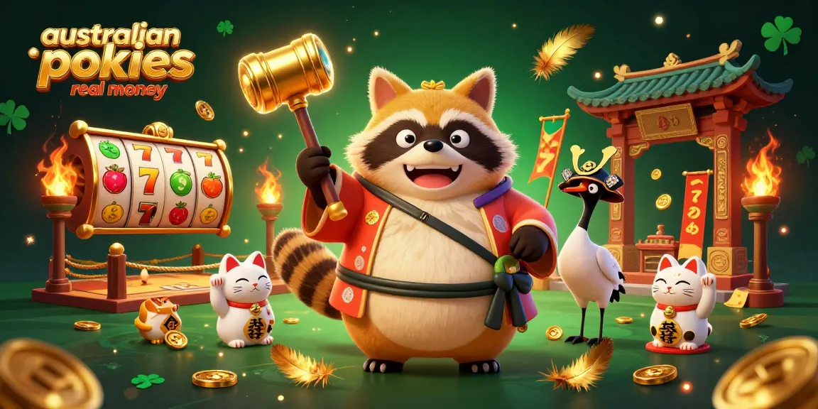 Engage with the thrilling action of australian online pokies real money in a vibrant 3D casino scene.