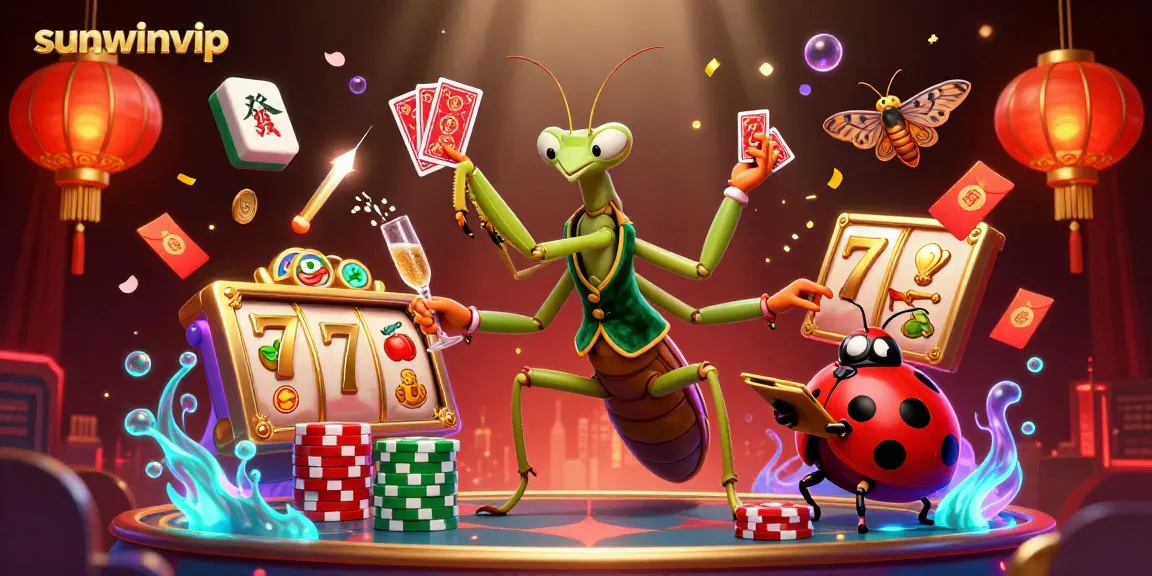 Experience the thrill of sunwinvip with dynamic 3D casino action and vibrant game elements.