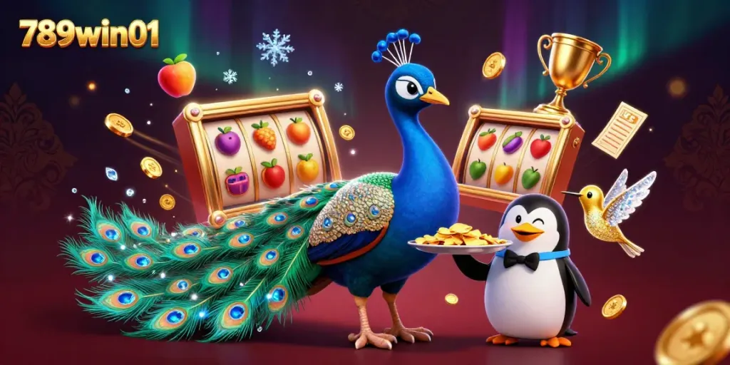 Engage in thrilling games at 789win01, featuring vibrant casino characters and dynamic slot elements.