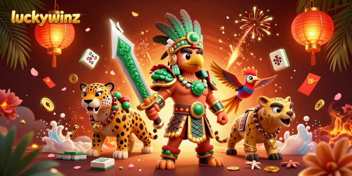 Engage with luckywinz in an immersive casino adventure featuring dynamic characters and vibrant gambling elements.