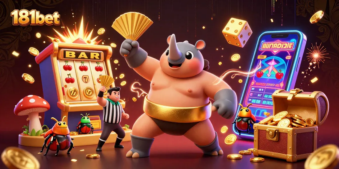 Experience thrilling gaming at 181bet with jackpot wins and dynamic casino elements in action.