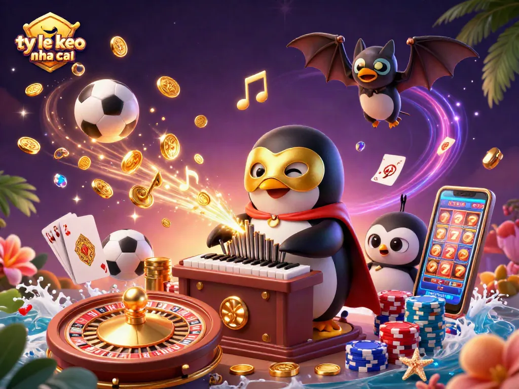 Engage with ty le keo nha cai through fun sports betting action as dynamic characters bring casino excitement to life.