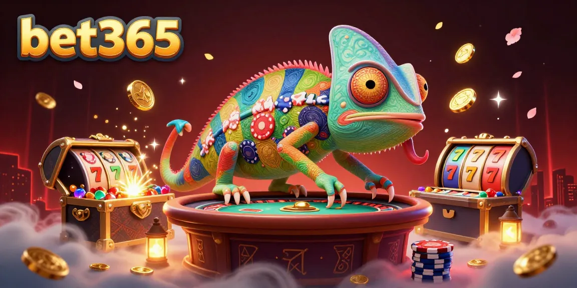 Experience thrilling betting with bet365 in a vibrant 3D casino environment.